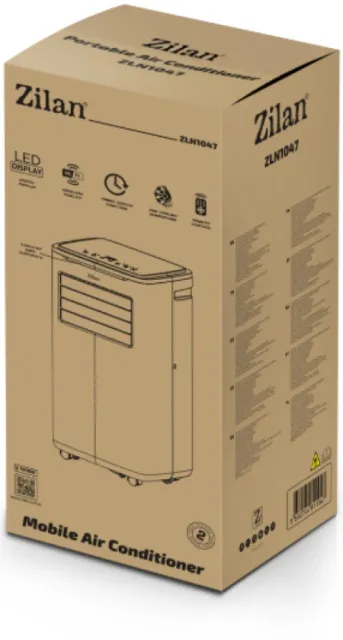Zilan ZLN1047 Pokretni klima uređaj 9000Btu, 3u1, 1010W, WiFi