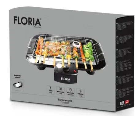 Zilan ZLN2867 Roštilj elektricni Grill, 21.5x34cm, 2000W
