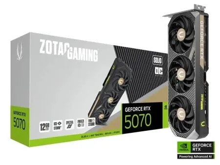 Zotac Gaming Geforce RTX 5070 Solid OC 12GB DDR7 192 bit 3xDP/HDMI Grafička karta