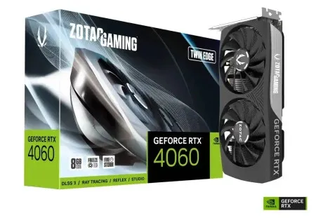 Zotac Geforce RTX 4060 twin edge 8GB DDR6 128 bit 3xDPHDMI