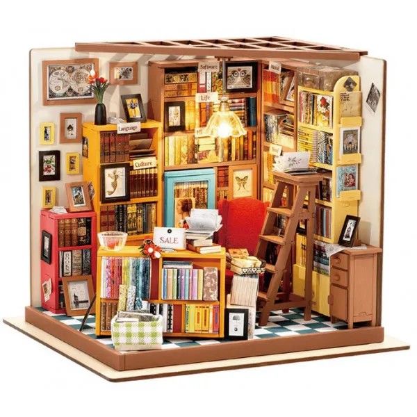 3D drvene puzzle RADNA SOBA