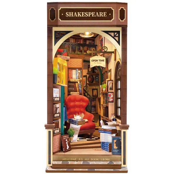 3D drvene puzzle/držač za knjige BOOKSTORE