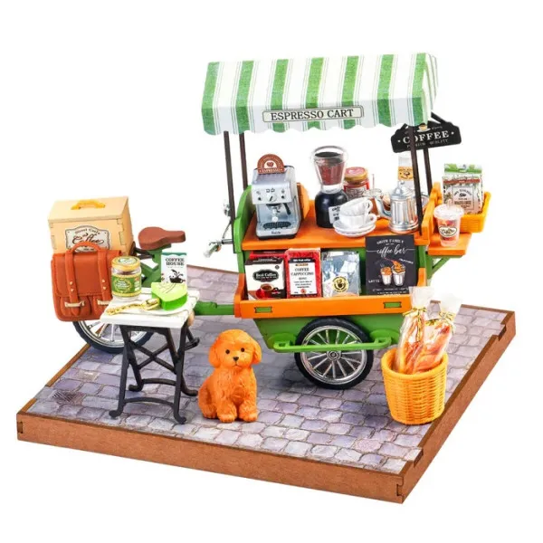 3D puzzle AROMATIC COFFEE CART