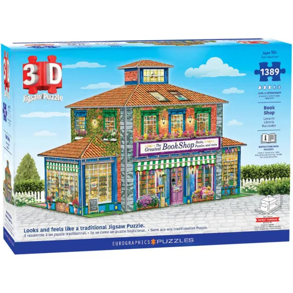 3D puzzle KNJIŽARA