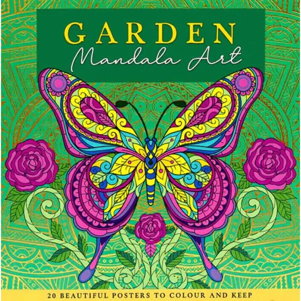 ART THERAPY GARDEN COLOURING