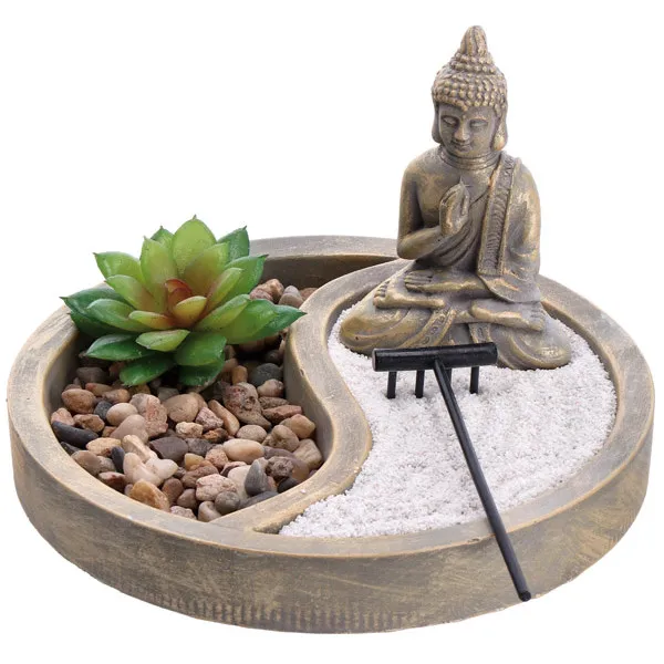 Dekoracija BUDA U ZEN BAŠTI - 20x12cm
