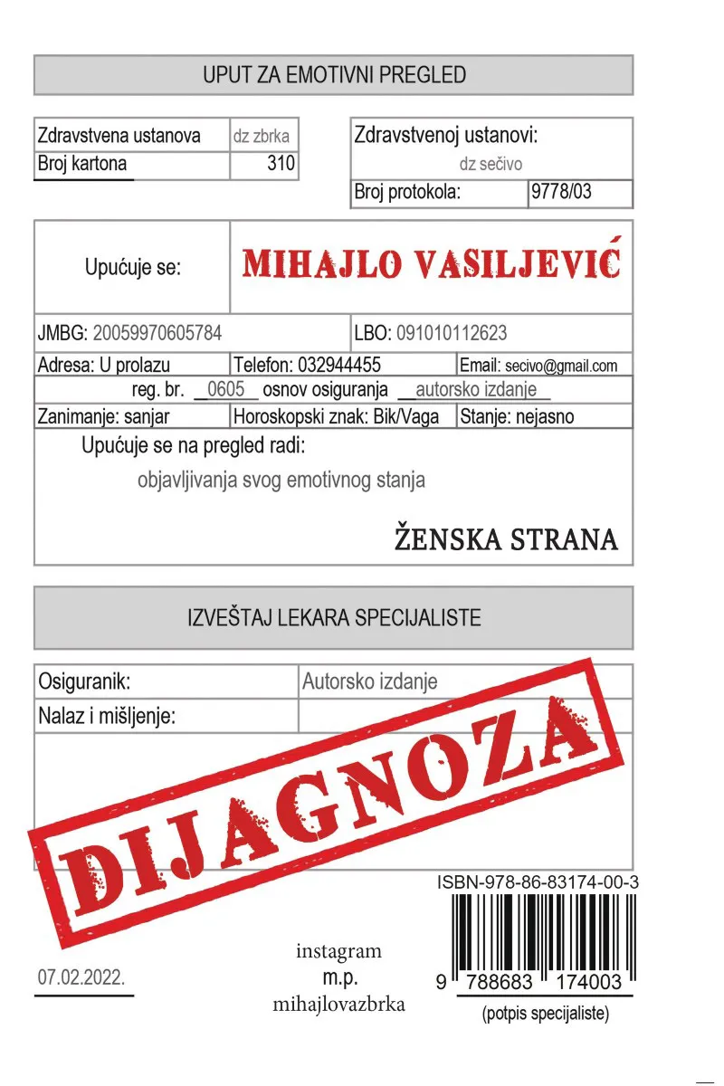 DIJAGNOZA - Mihajlo Vasiljević