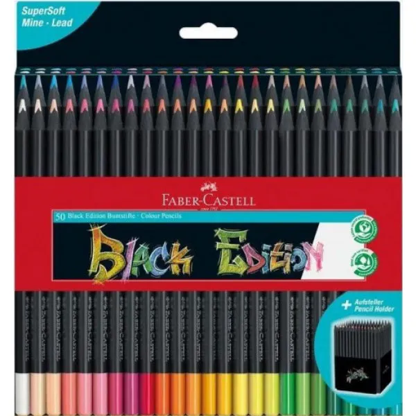 Drvene bojice FABER CASTELL BLACK EDITION 1/50