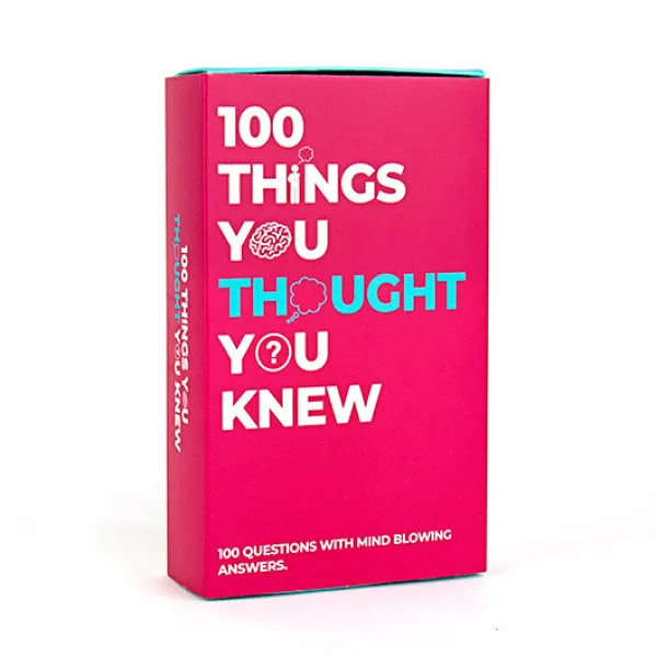 Kartice 100 THINGS YOU THOUGHT YOU KNEW