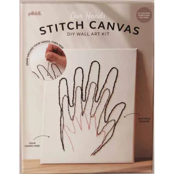 Kreativni set OUR HANDS STITCH CANVAS