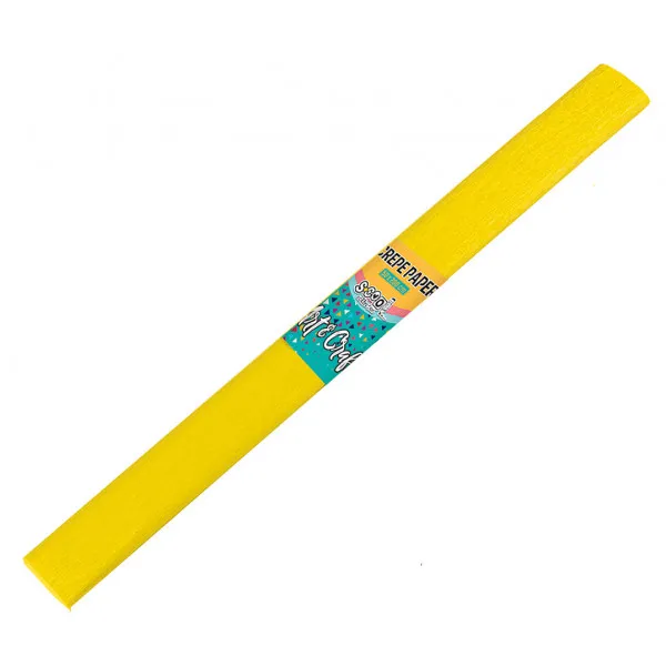 KREP PAPIR ŽUTI 50*200CM SC1242