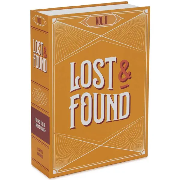 Kutija u obliku knjige LOST &amp; FOUND