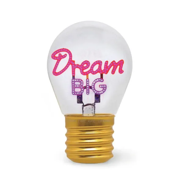 Lampa u obliku sijalice DREAM BIG
