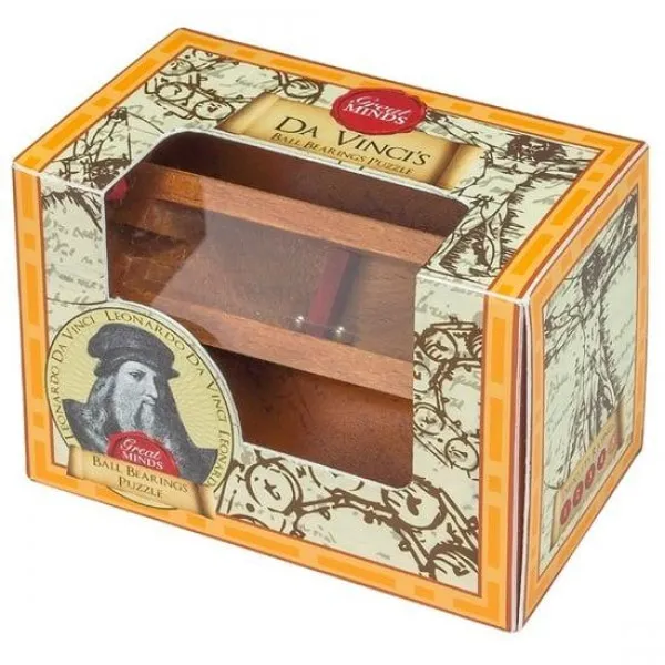 METAL AND WOODEN DA VINCIS PUZZLE