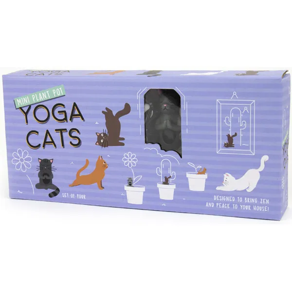 Mini figurice za saksiju YOGA CATS