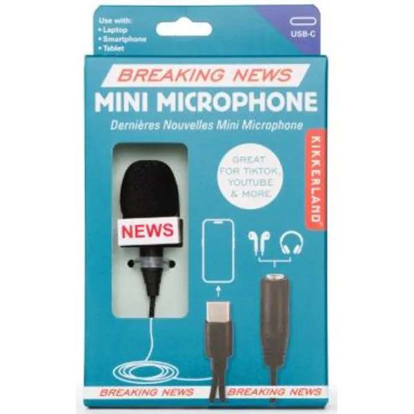 Mini mikrofon BREAKING NEWS