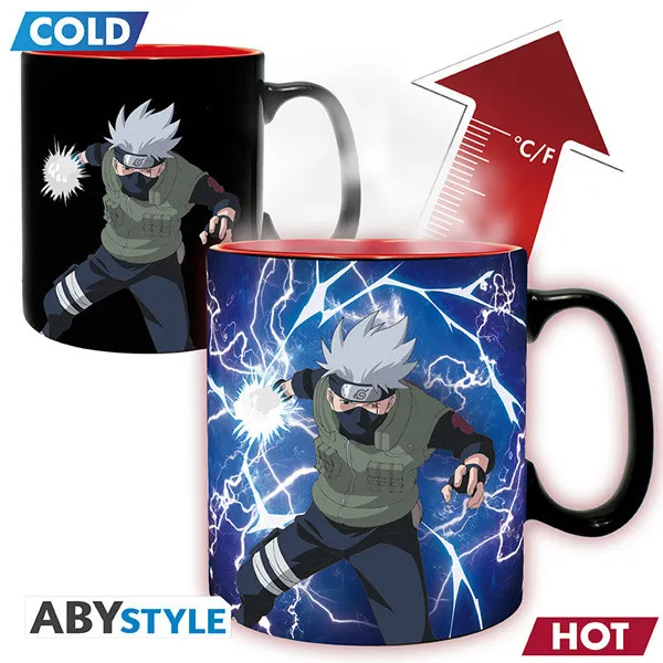 NARUTO termosenzitivna šolja KAKASHI/ITACHI 460ml