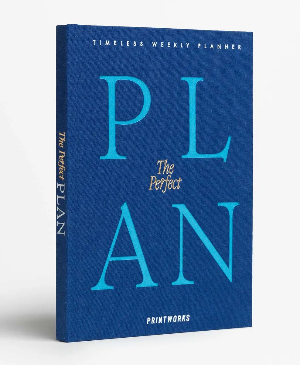 Nedeljni planer - THE PERFECT PLAN, BLUE -
