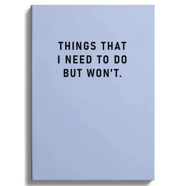 Notes A5 na linije THINGS I NEED TO DO