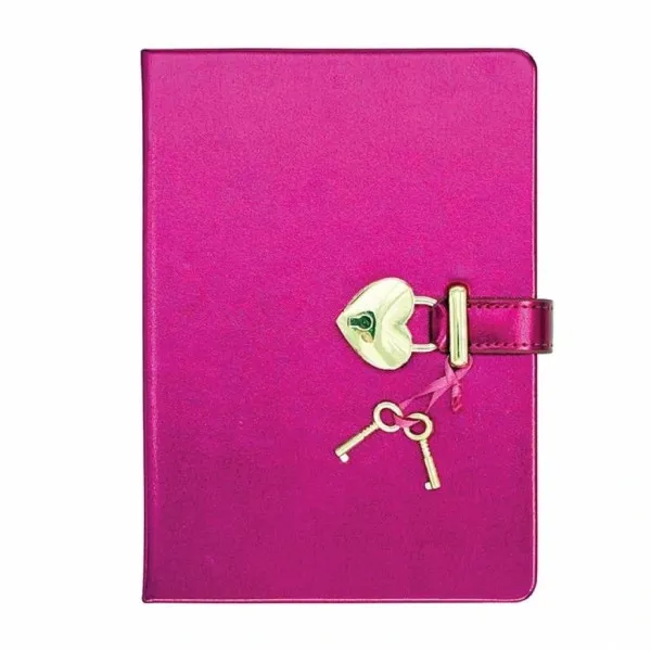 Notes sa ključićem HUSH HUSH Pink 160 strana na linije