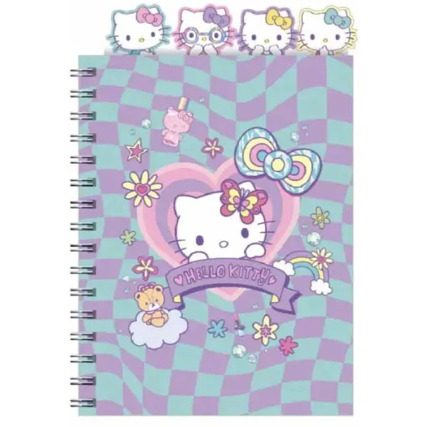 Notes sa spiralom  HELLO KITTY A5 lila