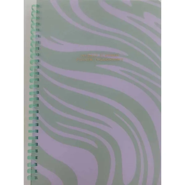 Notes WEEKLY PLANNER zeleni lila