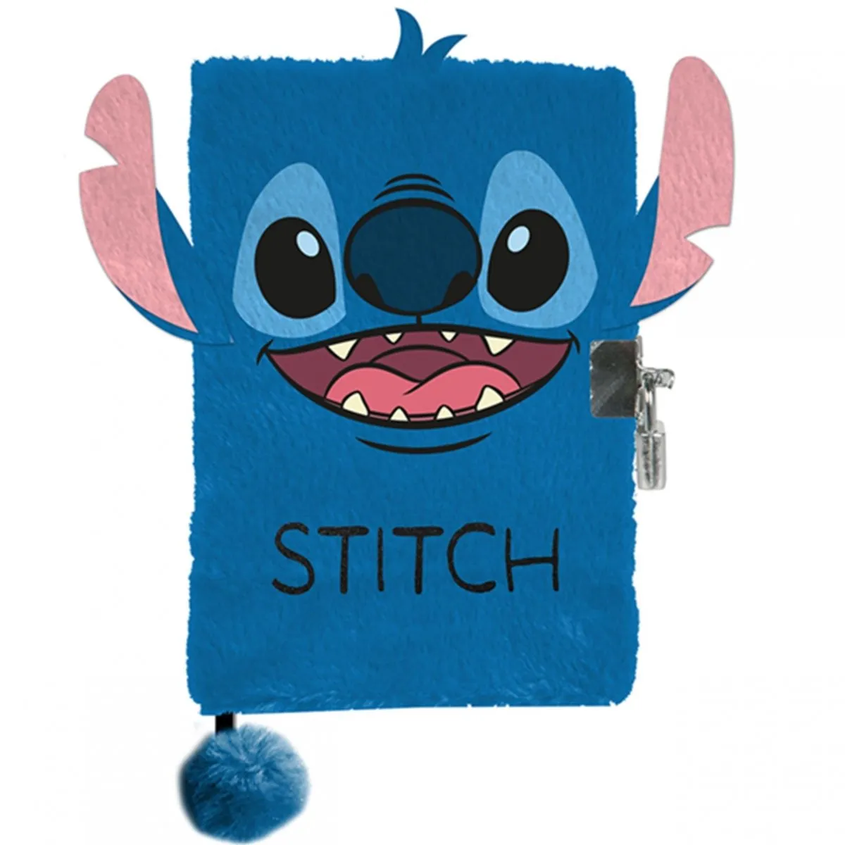Plišani dnevnik sa ključićem DISNEY STITCH Plavi -