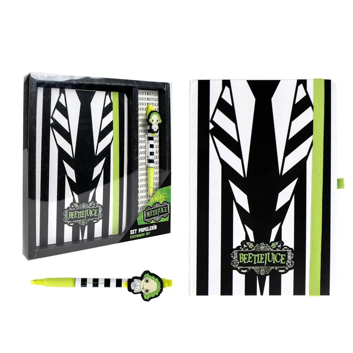 Poklon set - notes i olovka BALLOT BEETLEJUICE -