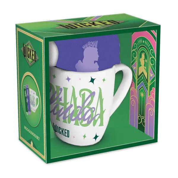 Poklon set šolja i čarape WICKED