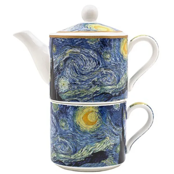 Porcelanski set za čaj VAN GOGH STARRY NIGHT