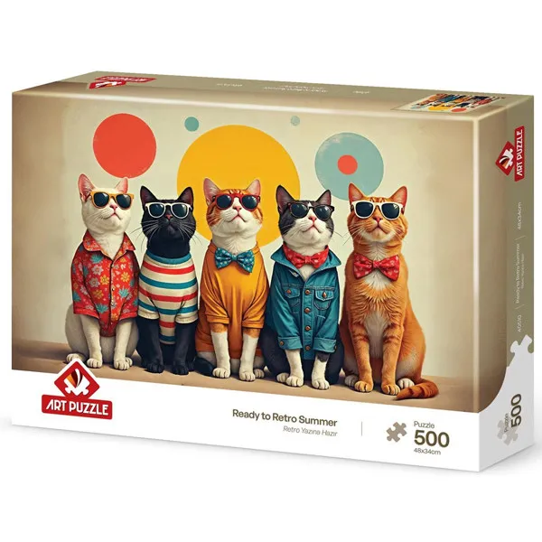 Puzzle MAČKE SA NAOČARIMA  - 500kom