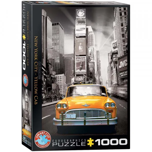 Puzzle NJUJORŠKI ŽUTI TAKSI 1000 kom