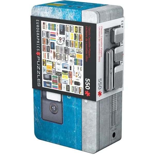Puzzle u limenci KASETOFON 550kom