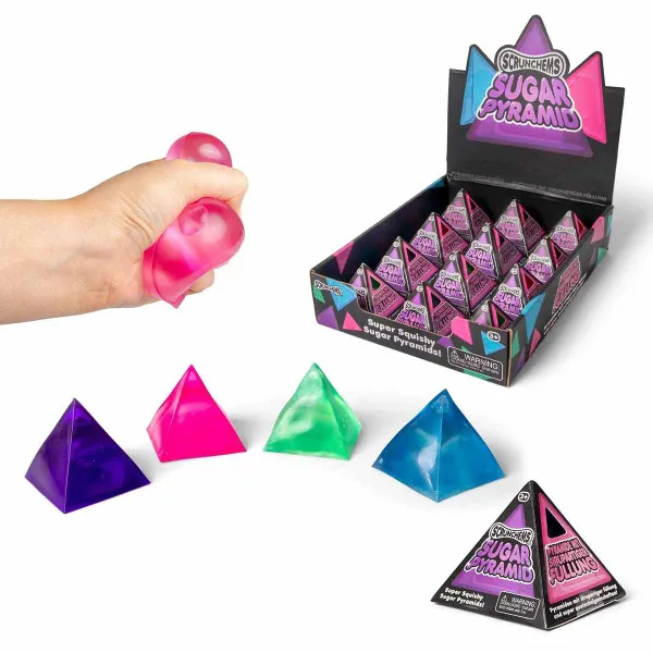 SCRUNCHEMS antistres igračka SUGAR PYRAMID