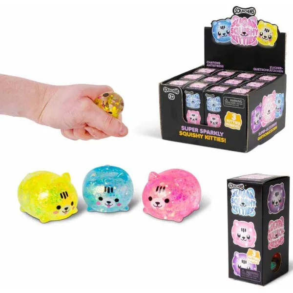 SCRUNCHEMS antistres igračka SUGAR SQUISHY KITTIES