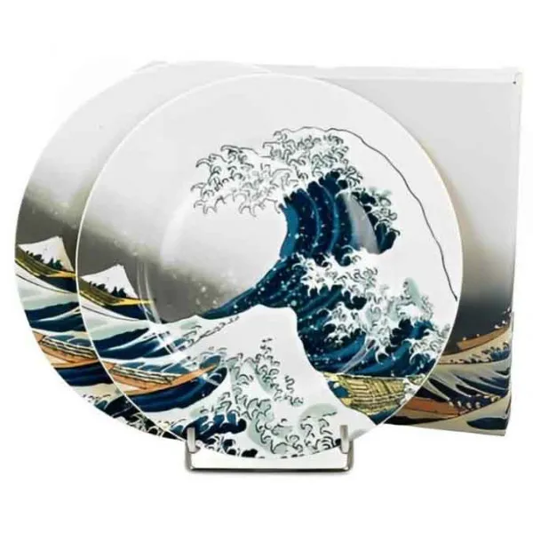 Set dva dezertna tanjira - THE GREAT WAVE - K. HOKUSAI