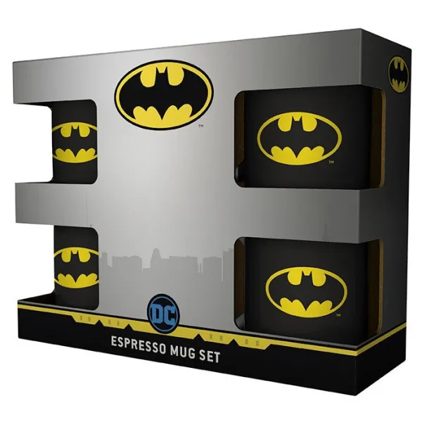 Set četiri  espreso šoljice BATMAN ICONIC