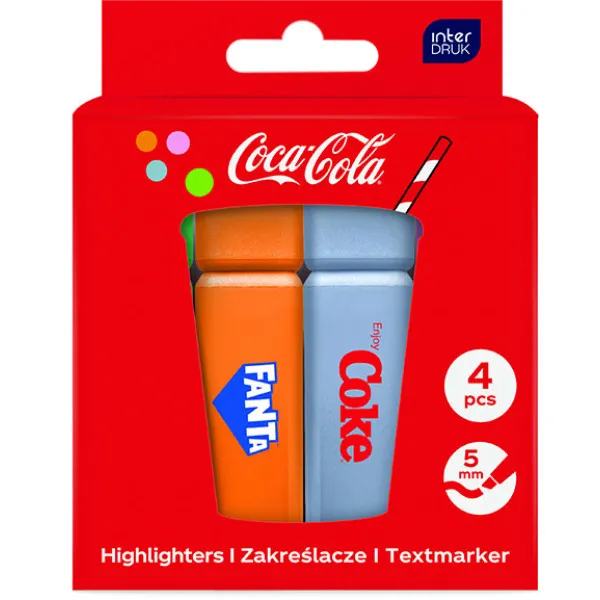 Set četiri signira COCA-COLA MIX 1