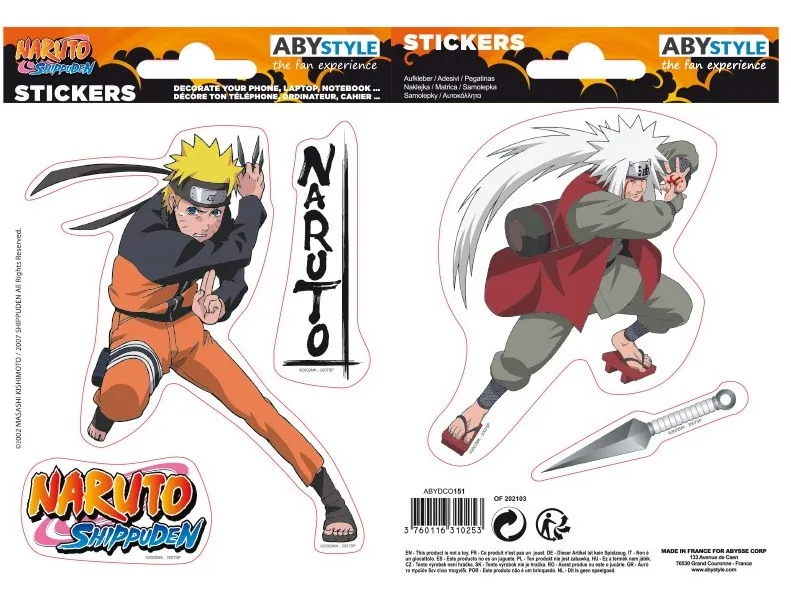 Set stikera NARUTO