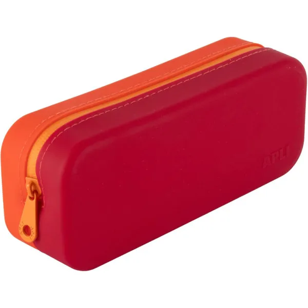Silikonska pernica BRIGHT ORANGE/RED