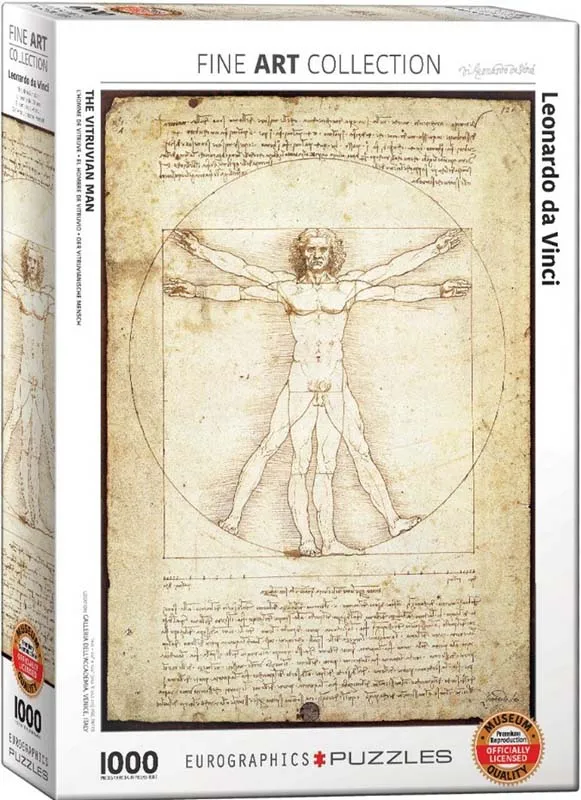 Slagalica DA VINČI -VITRUVIAN MAN - 1000 kom