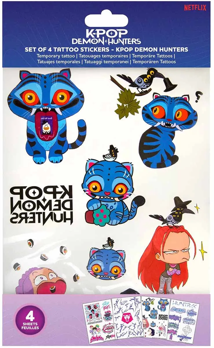 Tattoo stikeri KPOP DEMON HUNTERS -