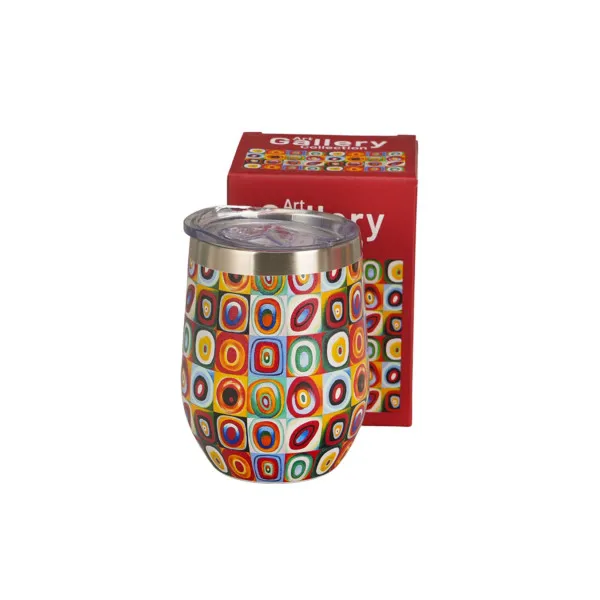 Termos šolja SQUARES WITH CIRCLES 350ml