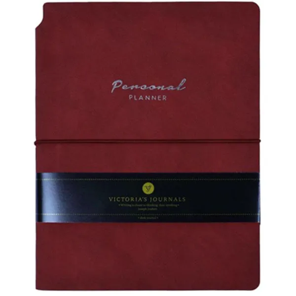 VICTORIJA'S JOURNALS notes na linije A5 TERAKOTA