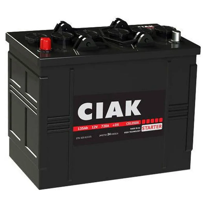 Akumulator CIAK Starter 12 V 135 Ah +L