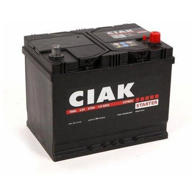 Akumulator CIAK Starter Asia 12 V 70 Ah +D