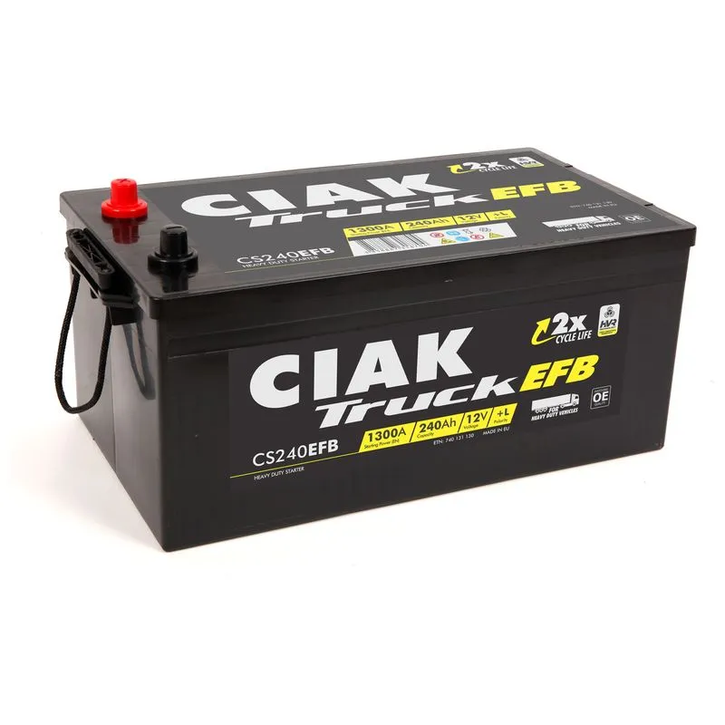 Akumulator CIAK Starter EFB 12 V 240 Ah +D