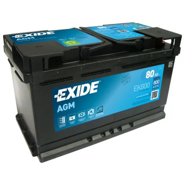 Akumulator EXIDE AGM Start&Stop 12 V 80 Ah +D