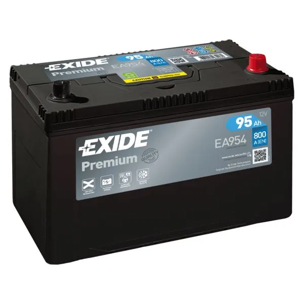 Akumulator EXIDE Premium Carbon Asia 12 V 95 Ah +D