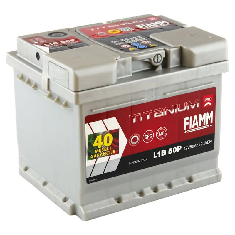 Akumulator FIAMM Titanium Pro 12 V 50 Ah +D